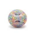 Colorful anti-stress mesh squeeze ball toy